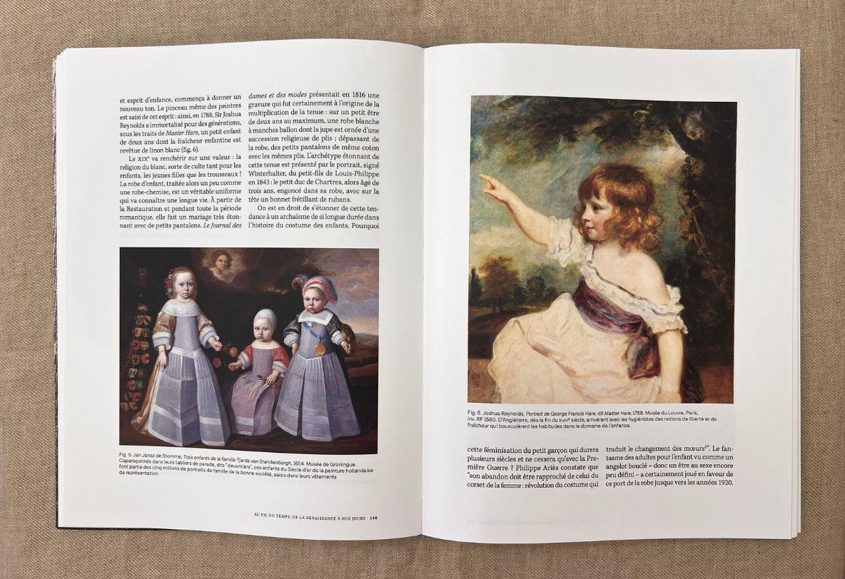 Linen children's clothing 18th century