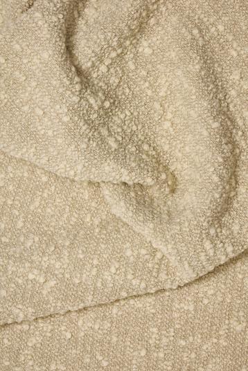 PARSLEY | Rustic fancy canvas with novelty yarns slubbed and bouclés, yarn dyed, warm touch, coat weight, Washed finishing