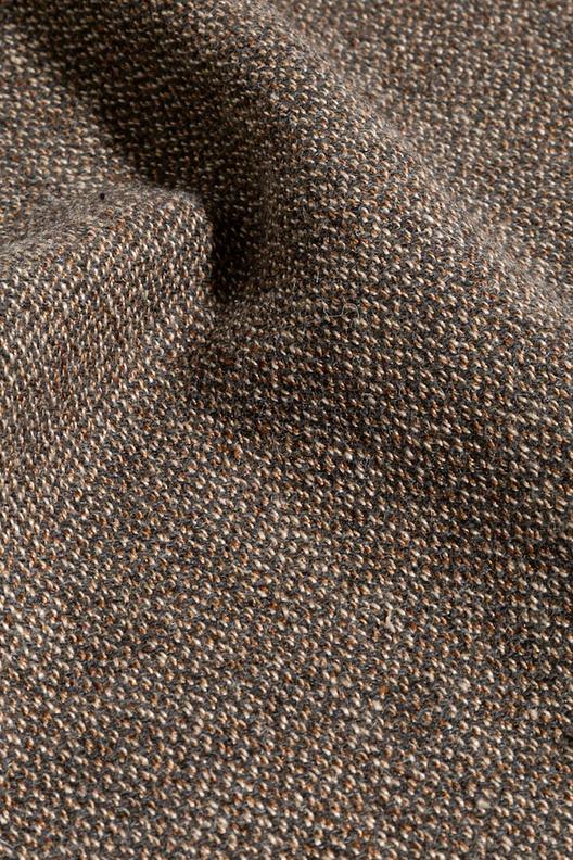PIEVE 13509 | brokentwill fil teint tricolore faux uni, fil mouliné, melange lin et laine, toucher moelleux et chaud, main souple 