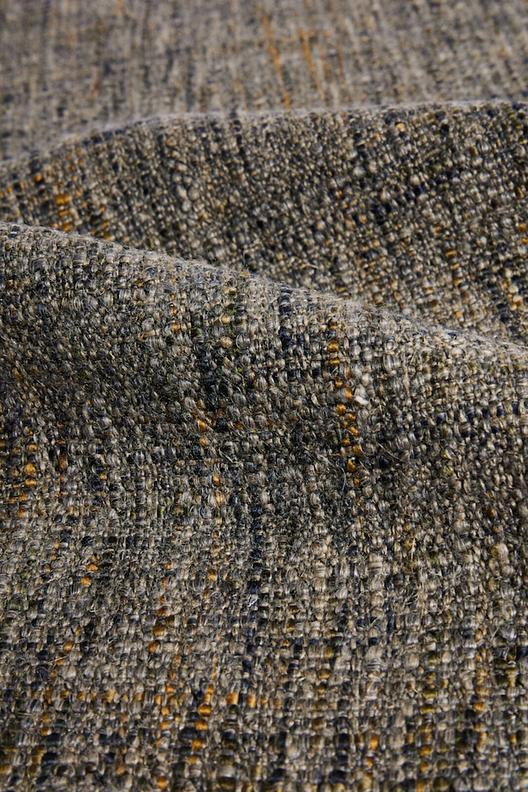 Q550 changeant-0012 Laundered 140 R05 | heavy plain weave yarn dyed tweed look, handcrafted style, uneven low twist yarns, laundered ; Stock Service