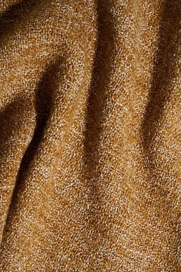 Q507 ginger-5588 Stonewash 137 R05 | grainy weave with linen/wool novelty yarn, warm touch, brushed finishing, stonewashed, Stock service