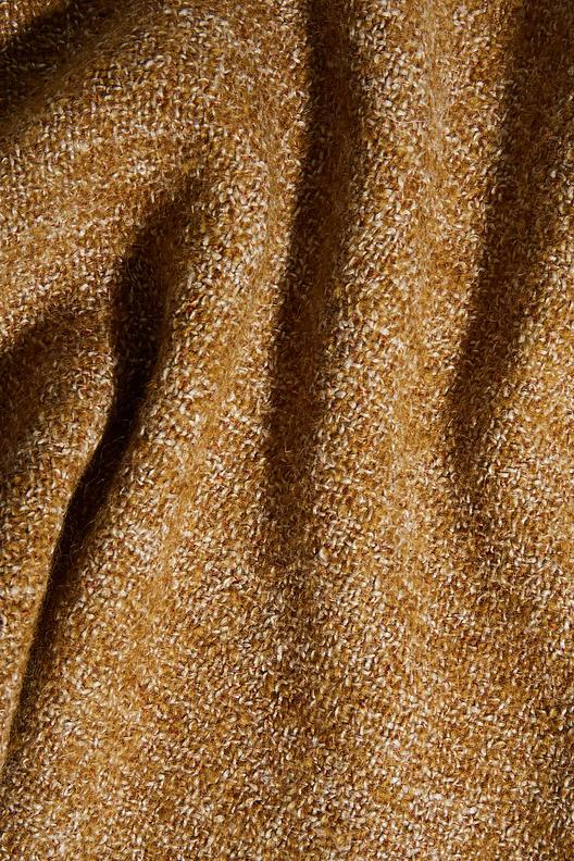 Q507 ginger-5588 Stonewash 137 R05 | grainy weave with linen/wool novelty yarn, warm touch, brushed finishing, stonewashed, Stock service
