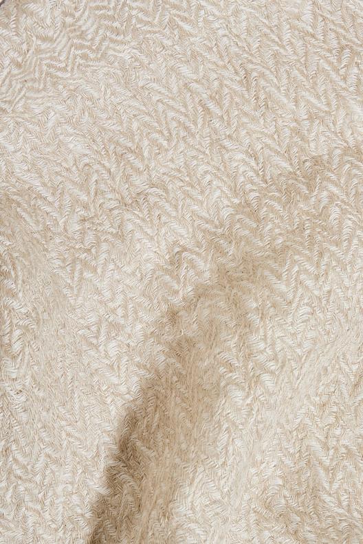 JE2546W | bicolore herringbone, loose weaving, ondulated surface, soft touch, half linen half hemp; soft wash, sustainable finish