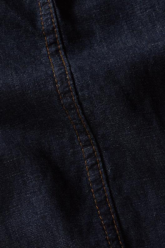 LT587259XY9520760F | Indigo tencel linen washed out, very supple and relaxed feel, soft touch