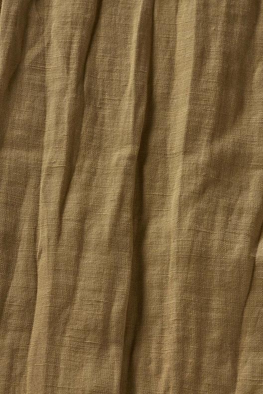 Mandoloncello/Str | popeline lin et tencel, look froissé, "vécu" production eco responsable, gestion raisonnée de l'eau, energie solaire 