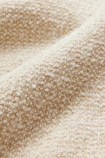 SALAD | Rustic fancy canvas with novelty yarns slubbed and bouclés, yarn dyed, warm touch, coat weight, Washed finishing