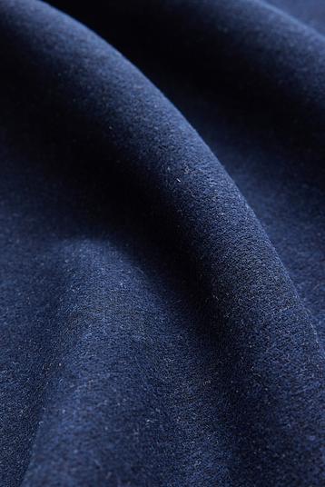 CONTROSENSO | dense and thick twill with a brushed finishing like a linen peacoat. heavy weight, warm touch, for winter coats and outerwear Piece dyed, solid color