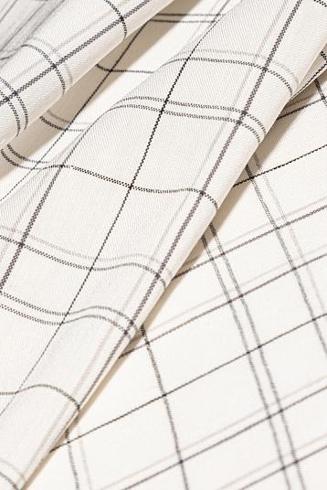 Z62815/40 | strech plain weave, wondowpane check, washed 