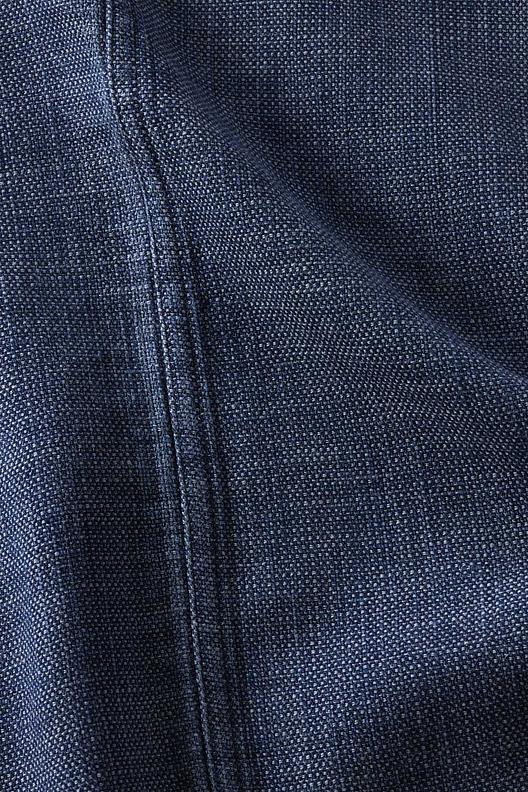 13106 Free Top | natté indigo, lin, cotton organique et lyocell, visuel brut mais toucher doux et souple, Finish Free Top // Stock Service