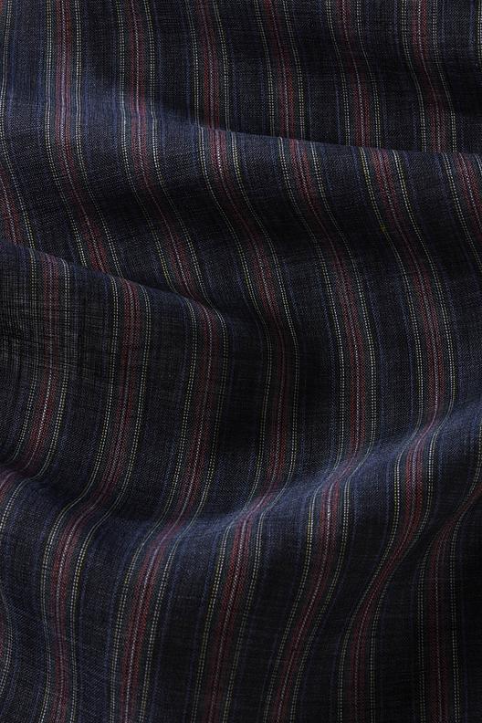 Sahara Délavé F3412939/47 | Albini 1876 collection. yarn dyed ticking stripe on plain weave, delavé linen, supple hand 