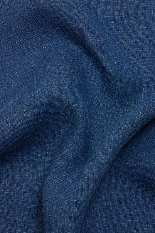 BELLAGIO | toile de lin delavée, look indigo, fil flammé en chaine et trame