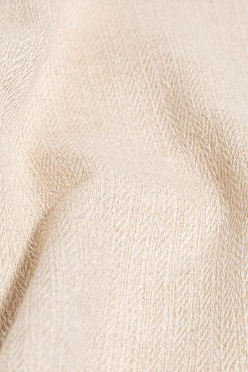 CHAMAN | herringbone weave, linen warp and cachemire weft, featherweight, ultra soft, warm, for winter