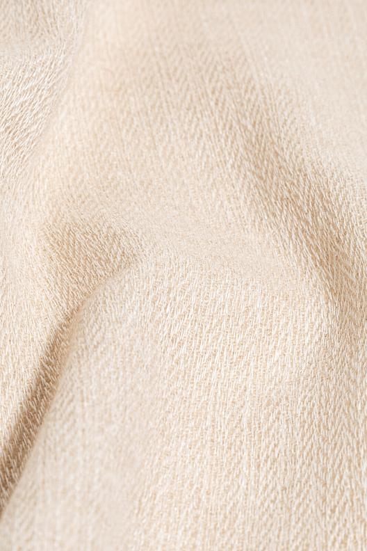CHAMAN | herringbone weave, linen warp and cachemire weft, featherweight, ultra soft, warm, for winter