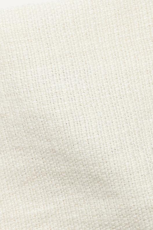Granité Stone wash Blanc | tissage fantaisie uni, gros fils, stonewashed, poids lourd