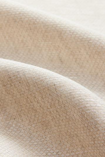 TOMMY NATUREL | losange dobby fancy weave, half natural linen, half bleached linen, supple, stone washed