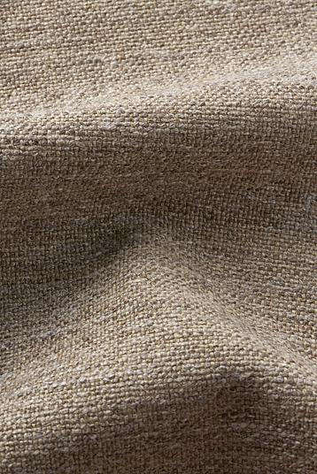 Gaspard pietra finish 2/3 | plaine weave mélange yarn, dense,  linen- wool mix, finsh " Pietra" and steamed 
