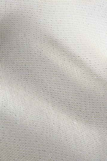 CENCIO NATALIZIO | airy plain weave, twisted linen and Lurex yarn in weft, transparent

