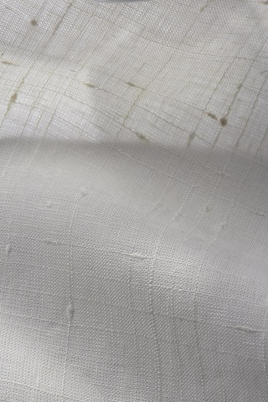 80925 | Piece dyed, neps effect on design, airon finish, open weave voile, tonal check, neps and slub yarn, semi transparent and airy touch

