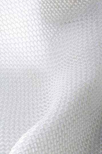 ART. 44071 | Piece dyed, 3D leno weave, open structure, round hand. Min. for sampling 50m/col, for production 300m/col, stock service dependng on availability.

