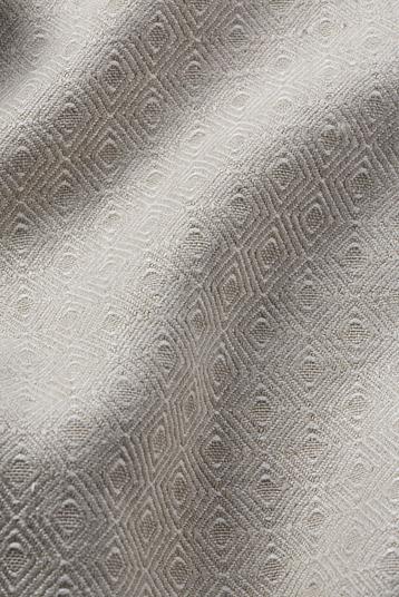 LINDALEN DES 508 COL K5/WHITE | textured jacquard in losange,  bicolore, soft touch, finish Stonewash-Enzyme
