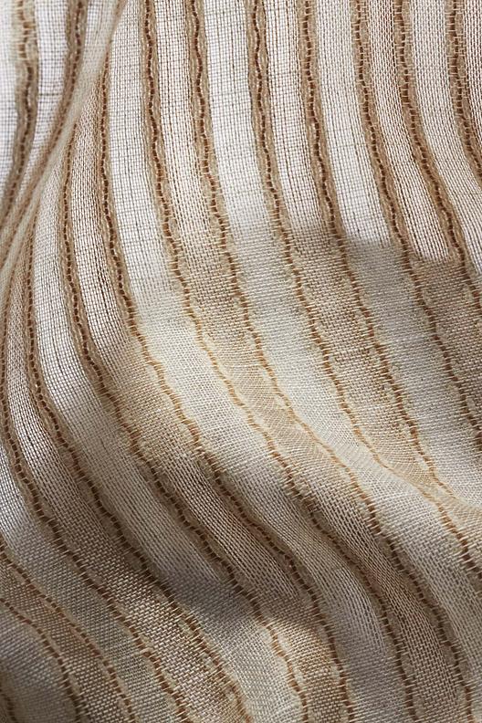 Nuriana washed & tumbled 8/4 | Fancy construction, semi transparent stripes , mix linen - wool, finish washed& tumbled 
