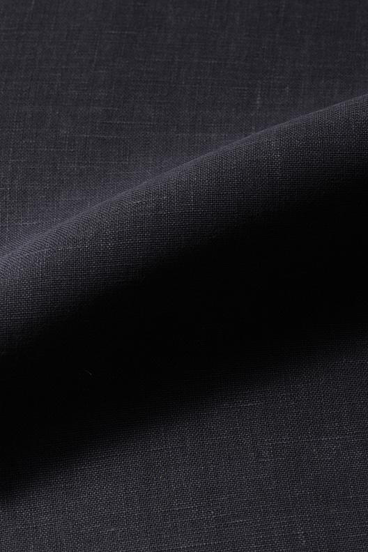 5757 navy-0722 brushed 150 R5 | brushed linen, soft and fluid touch, washed and powdered aspect 
