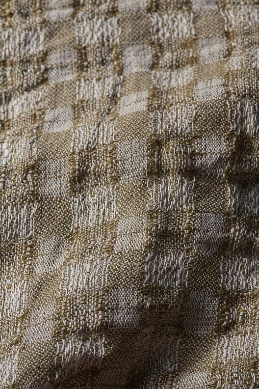 JE2686MINI - SMALL SCALE CHECK MATEY | checkerboard jacquard, wavy seersucker weaving, soft wash, relaxed