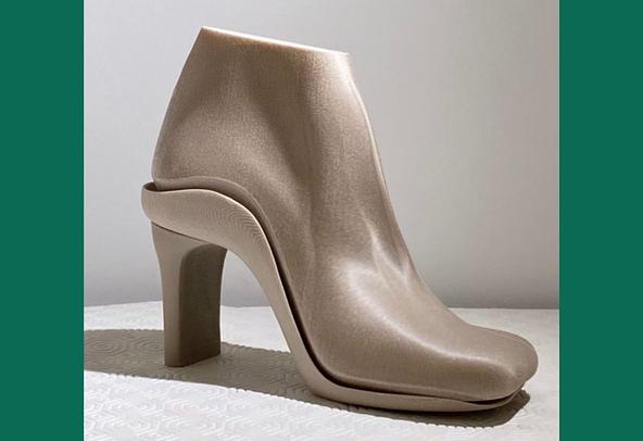 Shoe form 3D linen