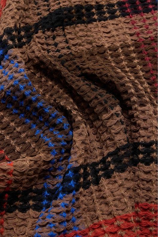 24507/55/des.8282/col.145/R710ZMM40 | giant honeycomb, yarn dyed tartan, washed