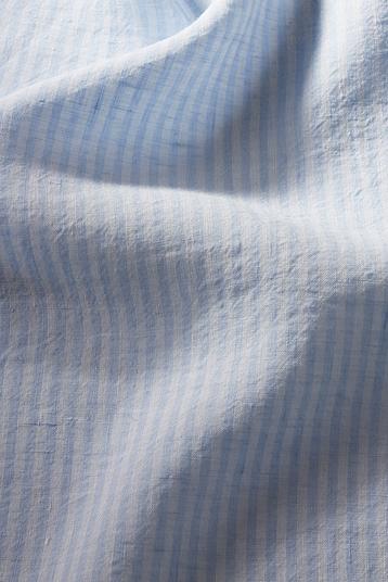 1A015BSS C0186 3B88 | Yarn dyed stripe, plain weave, light weight, transparent, washed finishing.  