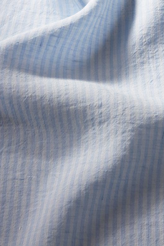 1A015BSS C0186 3B88 | Yarn dyed stripe, plain weave, light weight, transparent, washed finishing.  