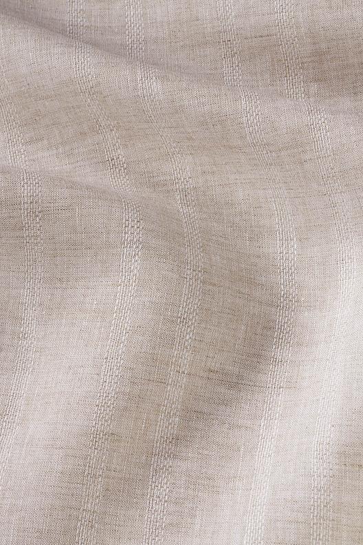 SAHARA 23-6 BARRE F3106754/21 | Openworked barré stripe, tone on tone. Gauze weave effect. Mix of bleached and natural linen. City or casual 