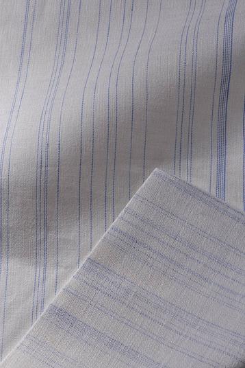 JE3533 WAVES | Ticking stripe on back satin linen large width