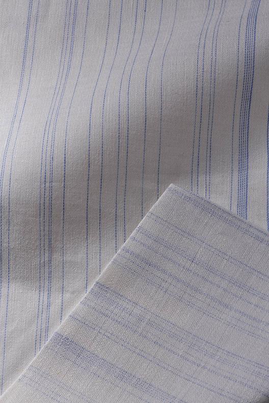 JE3533 WAVES | rayures coutil sur base envers satin, grande largeur 