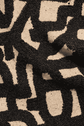 ARTIST PERU DES 554 COL L8/ANTRACITE | heavy jacquard blend, abstract motif with bouclé effect