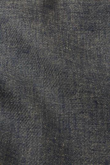 26G65 10/3 | Crossed twill with delavé effect denim look, mix of Linen and recycled cotton, supple hand