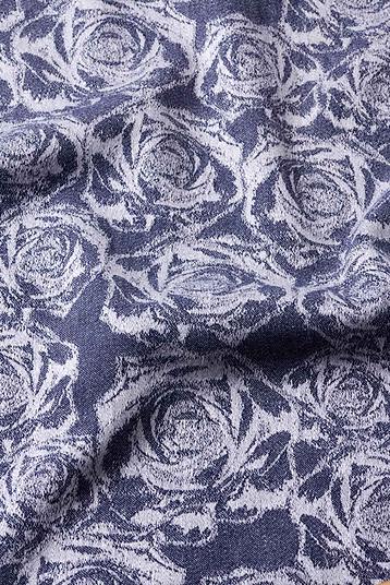 AHL002-TF9921 BOUQUET | Bicolor jacquard bicolore, mix of linen and lambswool 