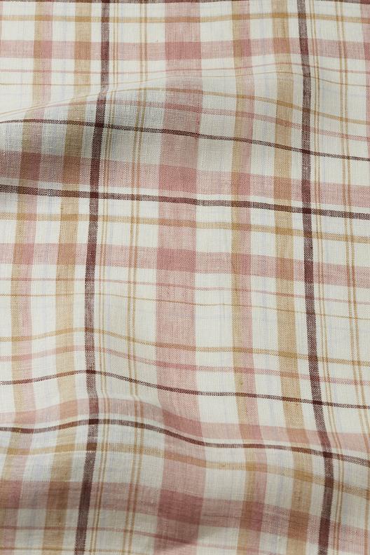 V046 checked-0002 Sanfor Airo 150 R05 | Voile carreau écossais teint fil. Finissage Airo pour douceur et gonflant 


