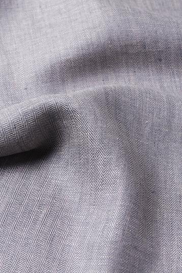 LI530257YY1IL3580A Agra | Yarn dye linen, herringbone pattern, standard finish
