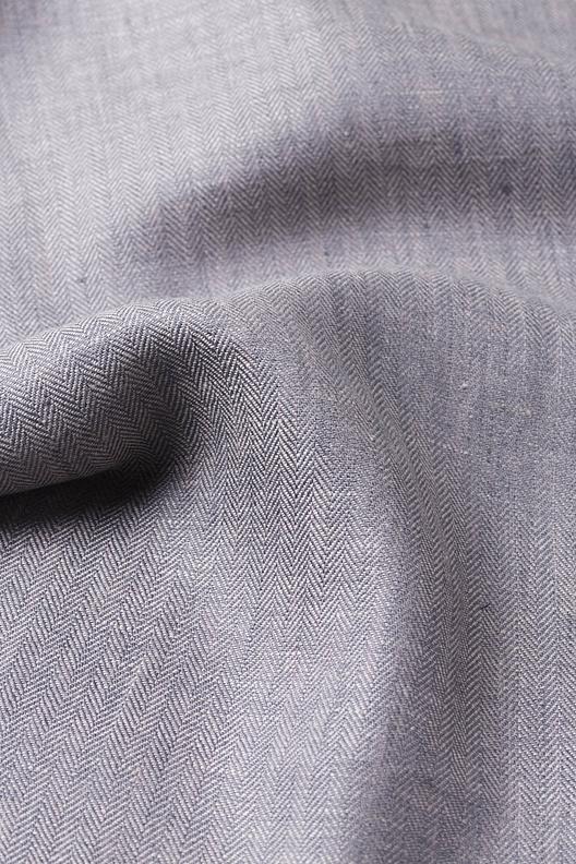 LI530257YY1IL3580A Agra | Yarn dye linen, herringbone pattern, standard finish
