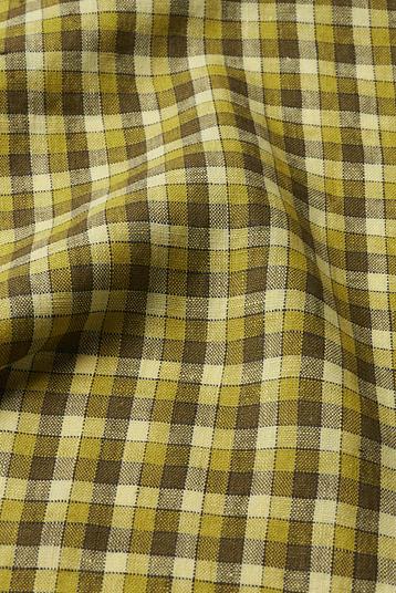 R-10-1542-6(16)-11(35)-9(16)-4(11)/6(16)-11(35)-9(16)-4(11) | Yarn dyed, small tonal checks, supple hand, washed