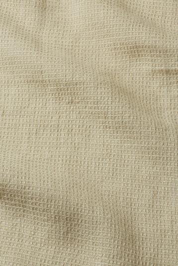 R-190-410-11(26)/6(9)-W(2) | Honeycomb weave in linen and wool mix, soft and warm touch, ultra supple hand 