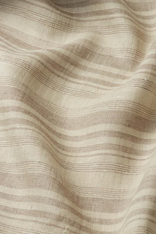 26633 | Mattress stripe, délavé linen, soft and ultra supple hand. Responsible production, ecofriendly finishing, detox greenpeace