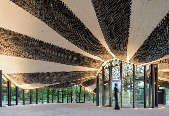 Flax-Linen ITECH research Pavillon