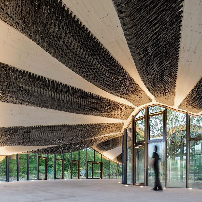Flax-Linen ITECH research Pavillon