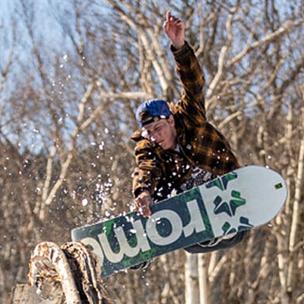 Snowboard en lin