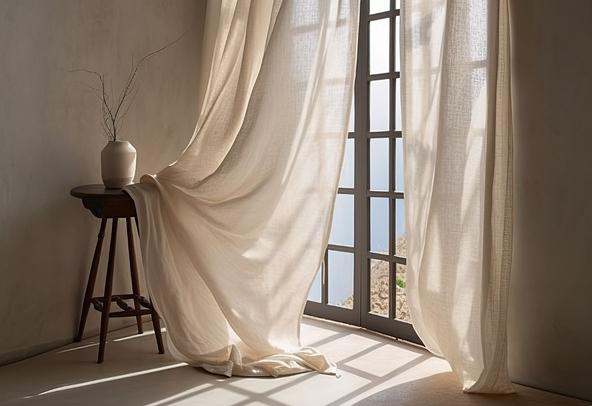 Linen: fabrics' collection for home decor and furnishing market, for curtains, carpets, wall coverings, home accessories and trimmings