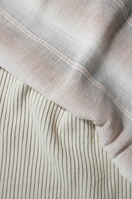 LANA ITALIA | wooly touch - fancy weave - stick stripes - stretch natural - softwash - available in 3 colors - stock service