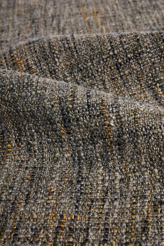 Q550 changeant-0012 Laundered 140 R05 | heavy plain weave yarn dyed tweed look, handcrafted style, uneven low twist yarns, lavé ; Stock Service