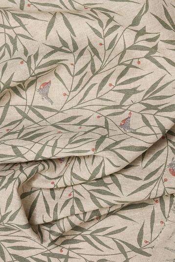 11300/45/des.395/1/col.19/N | natural linen plain weave printed